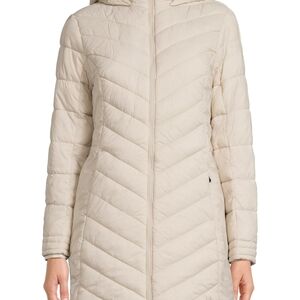 Spyder Women's Cream Quilted Puffer Jacket